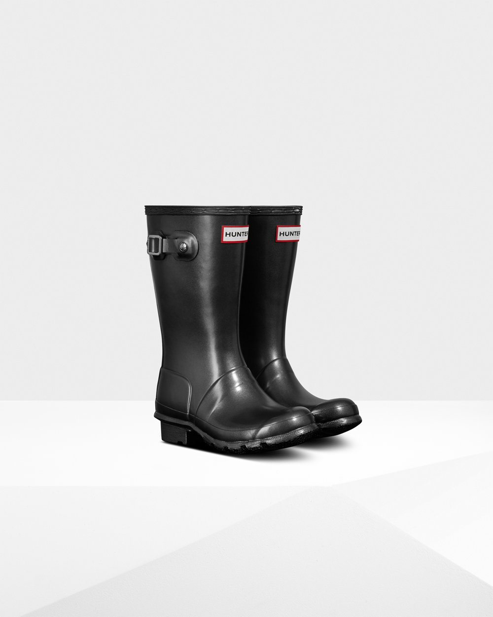 Bottes de Pluie Hunter Original Grands Pearlized Enfant Noir DIORGYU-84